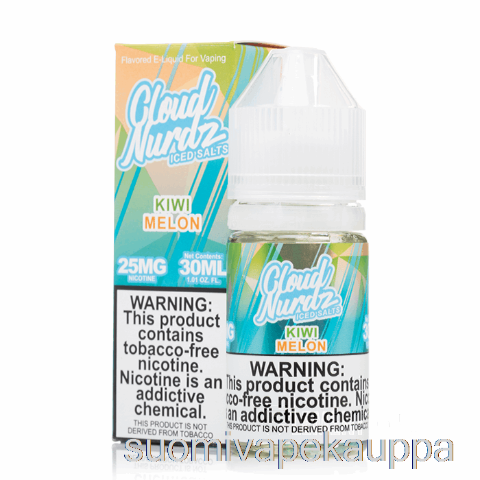 Vape Kauppa Iced Kiwi Meloni - Pilvi Nurdz Suolat - 30ml 25mg